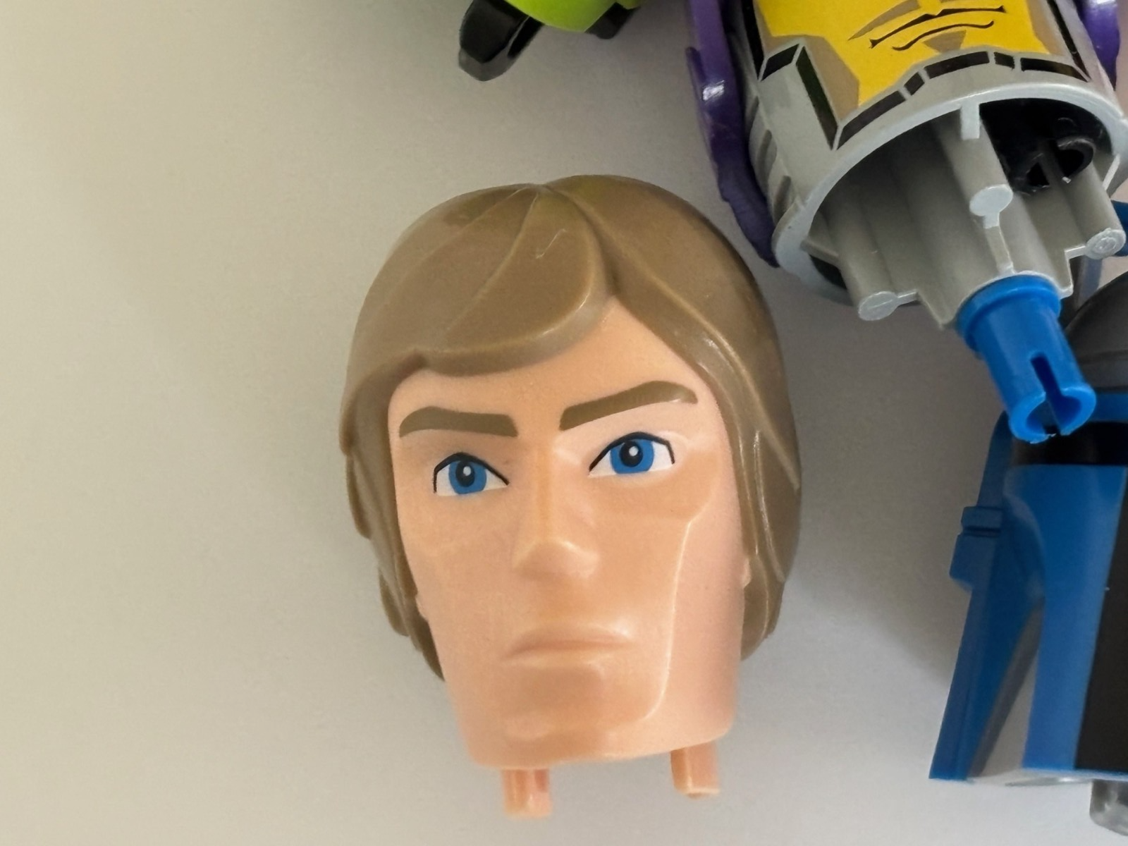 LEGO Parts Large Figure Head lot of 6 Hulk Star Wars Green Lantern etc
