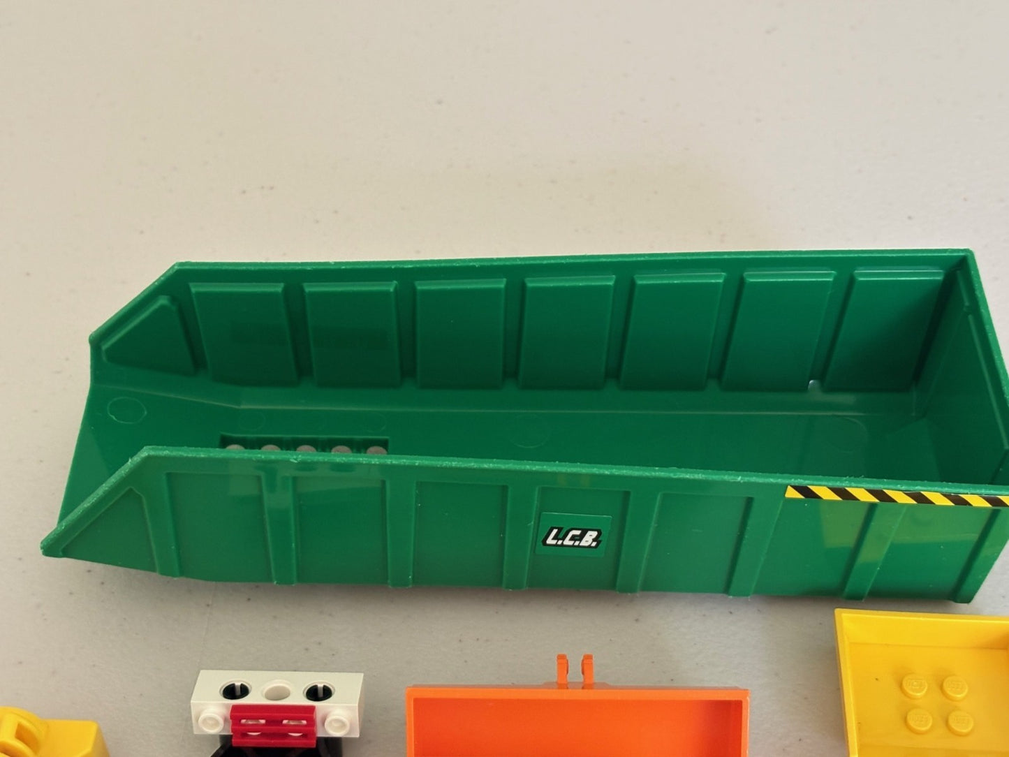 LEGO LOT CONSTRUCTION VEHICLE DIGGER BUCKETS TIPPER BEDS and More Parts as Shown