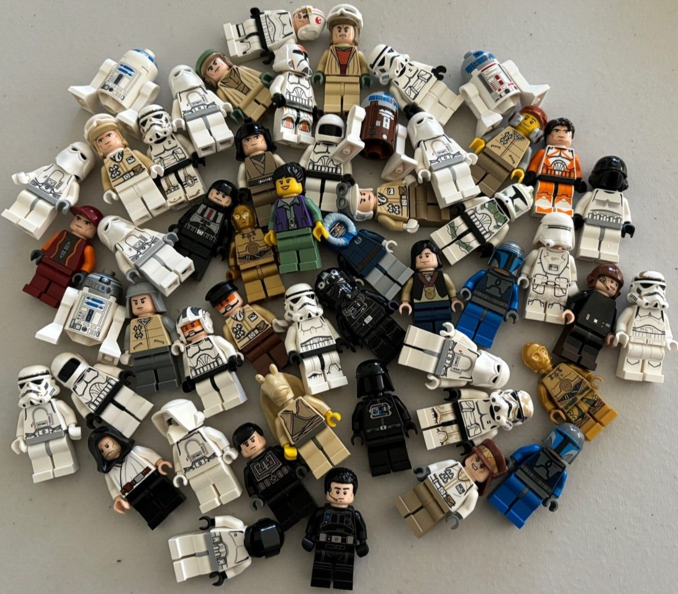 LEGO Lot of 5 Star Wars Minifigures Mystery Random Varity Great!!