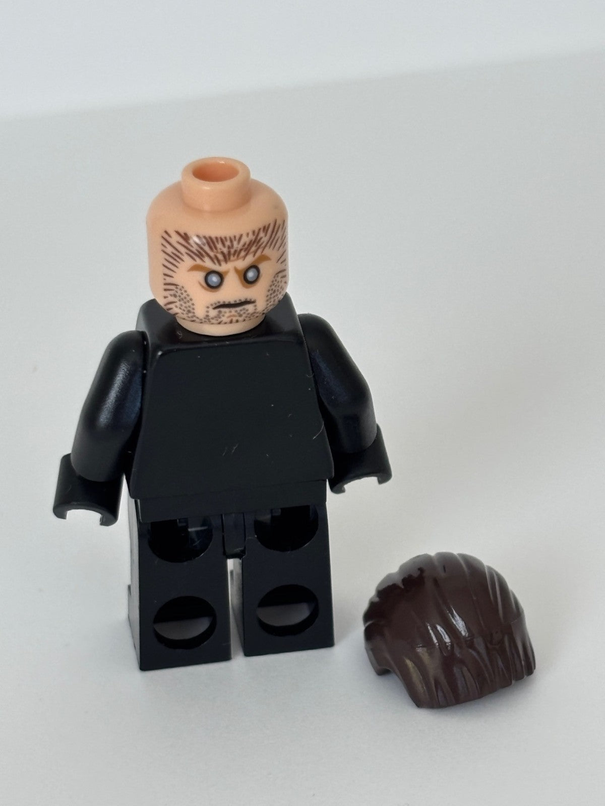 LEGO Harry Potter Minifigure Fenrir Greyback hp209 Black Hair from set 75980