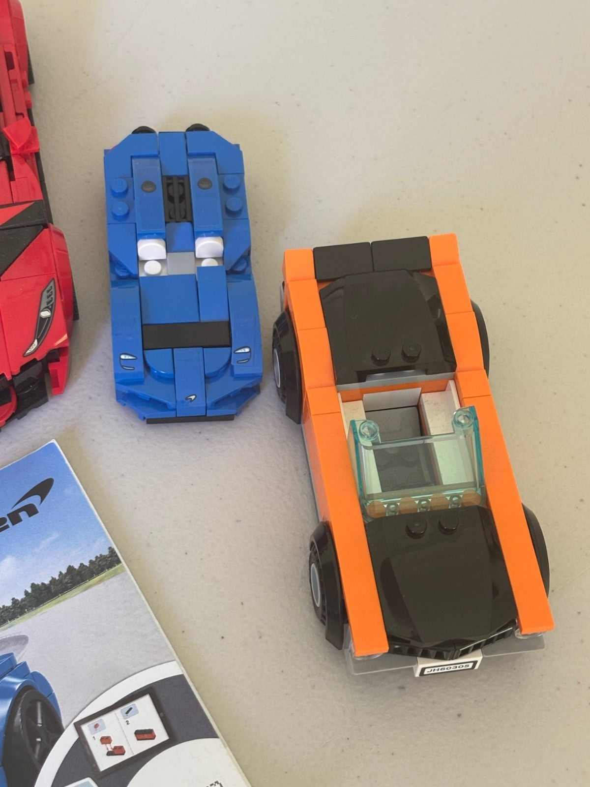 LEGO Lot of Cars SPEED CHAMPIONS FERARI MCLAREN Vehicle comes as shown (Lot D)