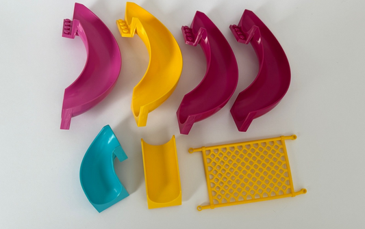 SHIPS FREE!! LEGO City Pool Party Playground Parts Lot of 7 Slides Slide & Net