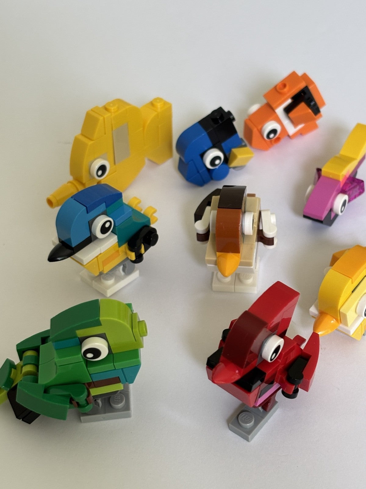 LEGO Creator Fish Tank Fish and Bird Lot as shown in pics Incomplete