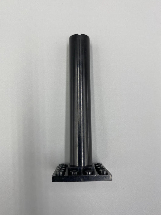 LEGO Black Boat Mast Section Base 4 x 4 x 9 - 6285 10040 6274 6270 6286 #4844