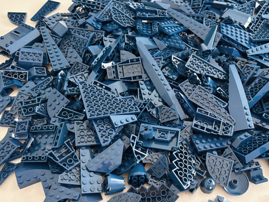 SHIPS FREE!! LEGO BULK LOT 100 DARK BLUE WEDGE WING CORNER PLATES STAR WARS RARE