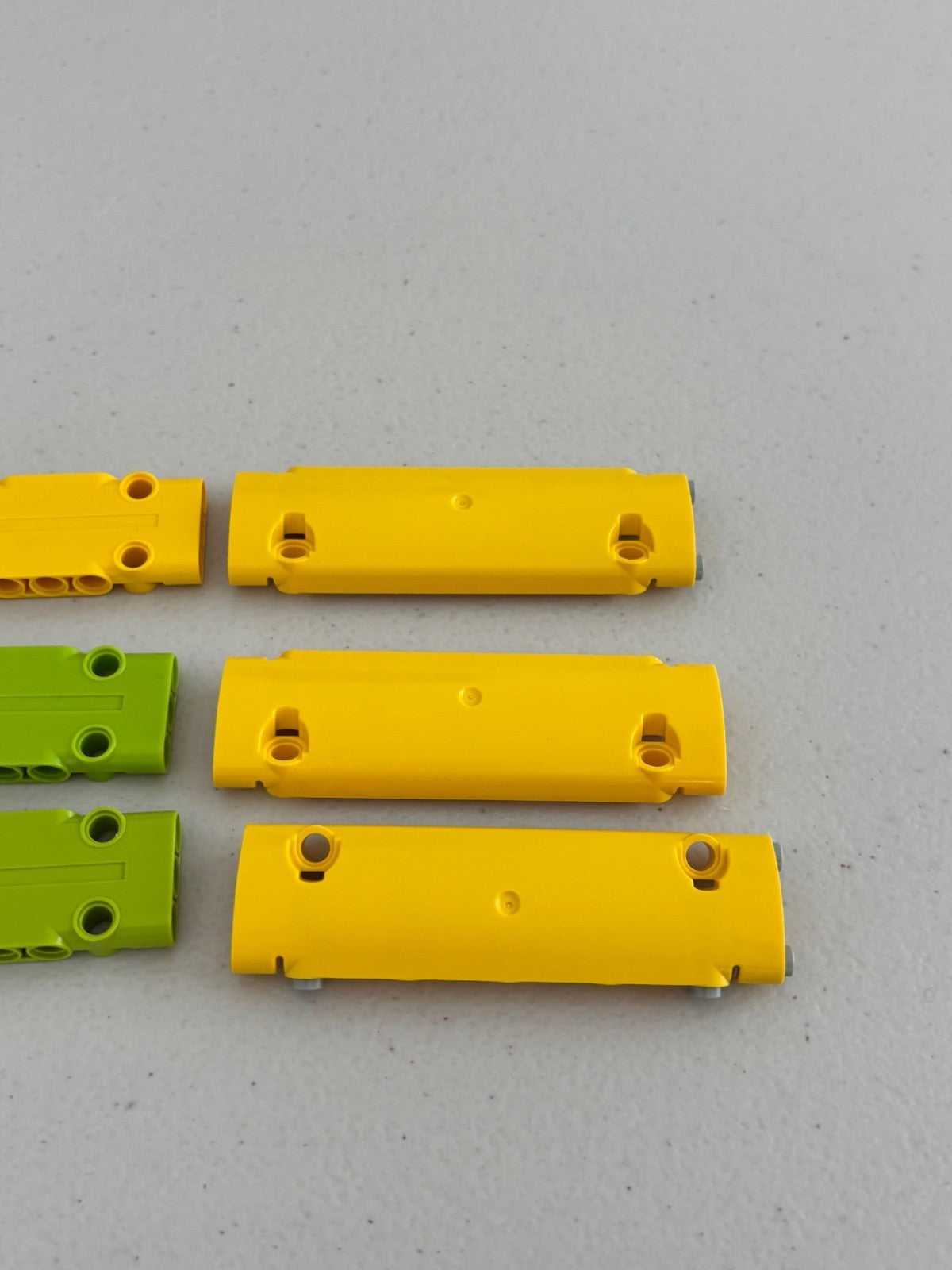 LEGO technic Lot of 10 Panel Plate YELLOW GRAY GREEN