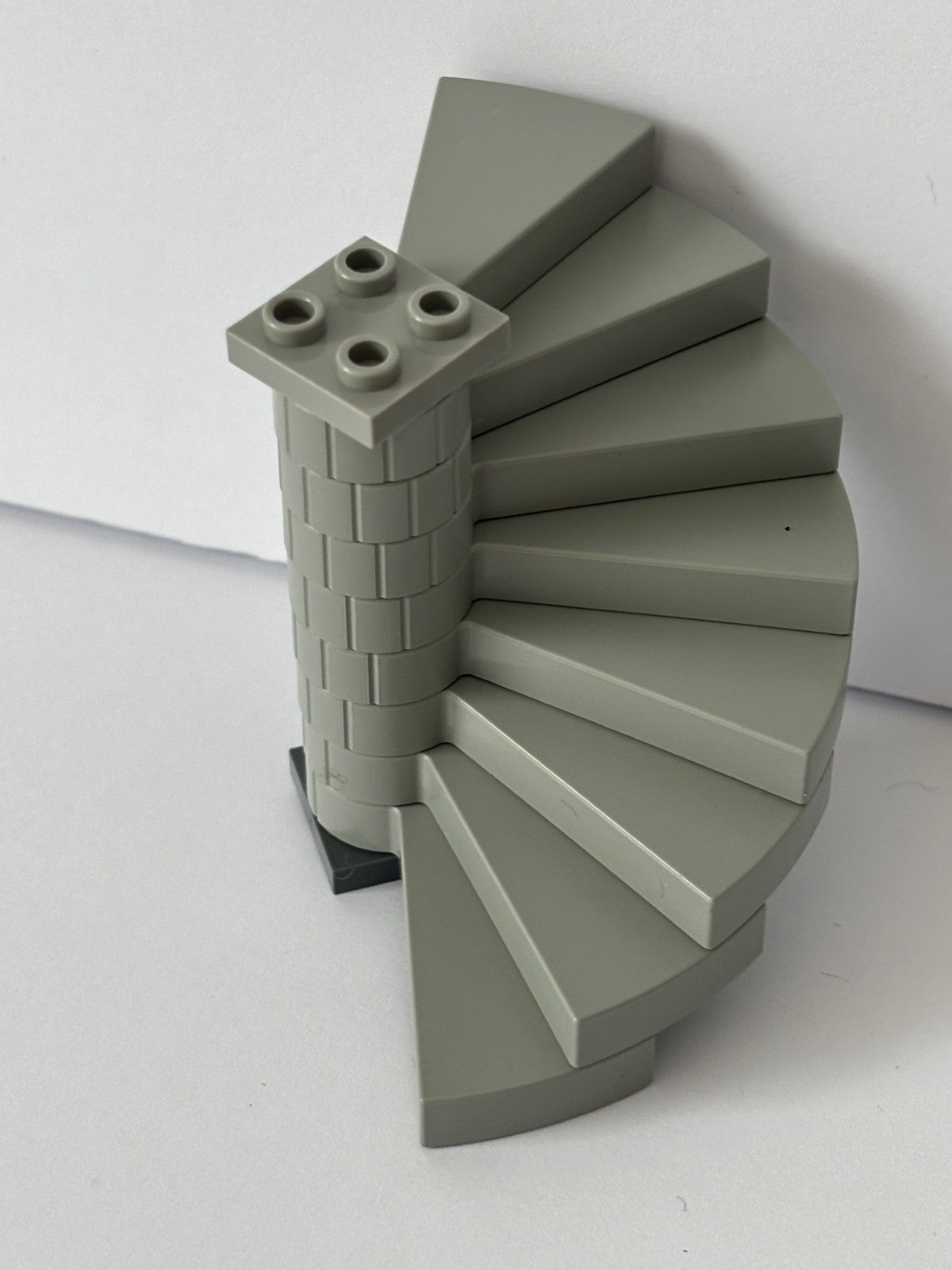 LEGO Vintage Old Light Gray Stairs Spiral Steps 8 w/ Support Pieces 40243 40244