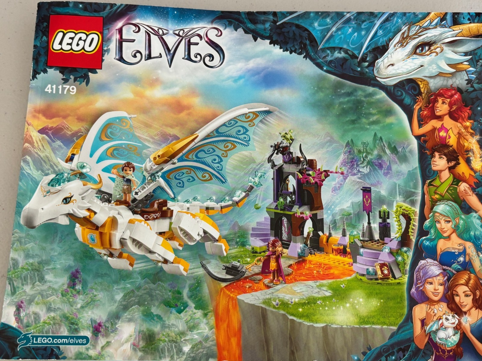 LEGO ELVES INSTRUCTION BOOK MANUAL ONLY LOT 41179 41175 41172 41173 41192 DRAGON