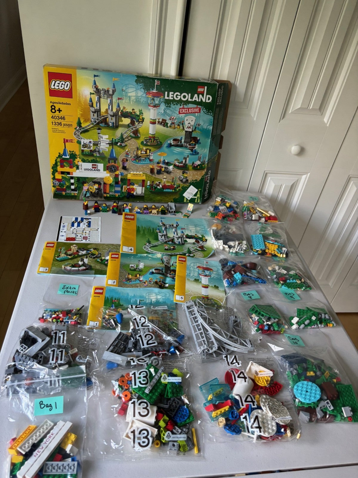 LEGO 40346 LEGOLAND Park 2019 EXCLUSIVE 100% Complete W/Box & All Books