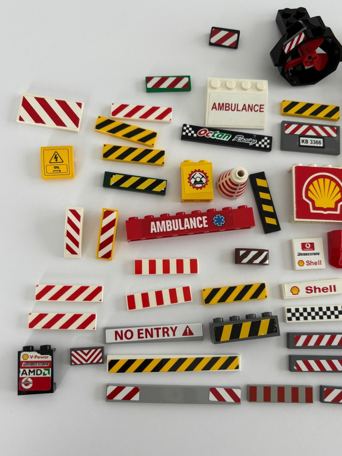 LEGO Lot 70 Train Road Tile Brick Decorate Decal Printed Sticker Construction (B