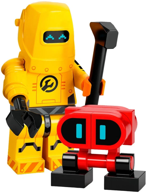 LEGO Series 22 Yellow Robot Repair Tech Minifigure (71032) New Retired CMF