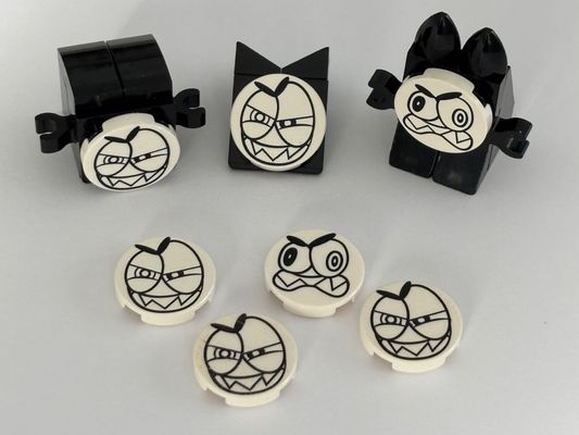 LEGO  Mixel Lot Minifigure Bad Guy Plus extra face plates