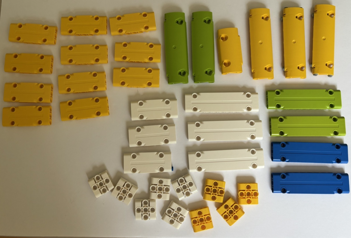 LEGO Technic Lot of 37 Technic Panel Plate & More 62531 15458 39793 71709