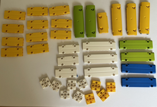 LEGO Technic Lot of 37 Technic Panel Plate & More 62531 15458 39793 71709