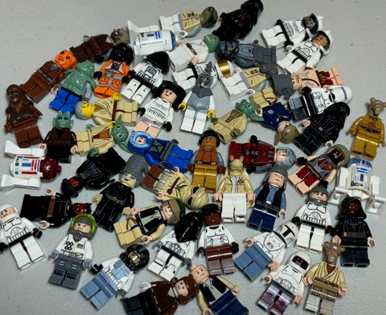 LEGO Lot of 5 Star Wars Minifigures Mystery Random Varity Great!!