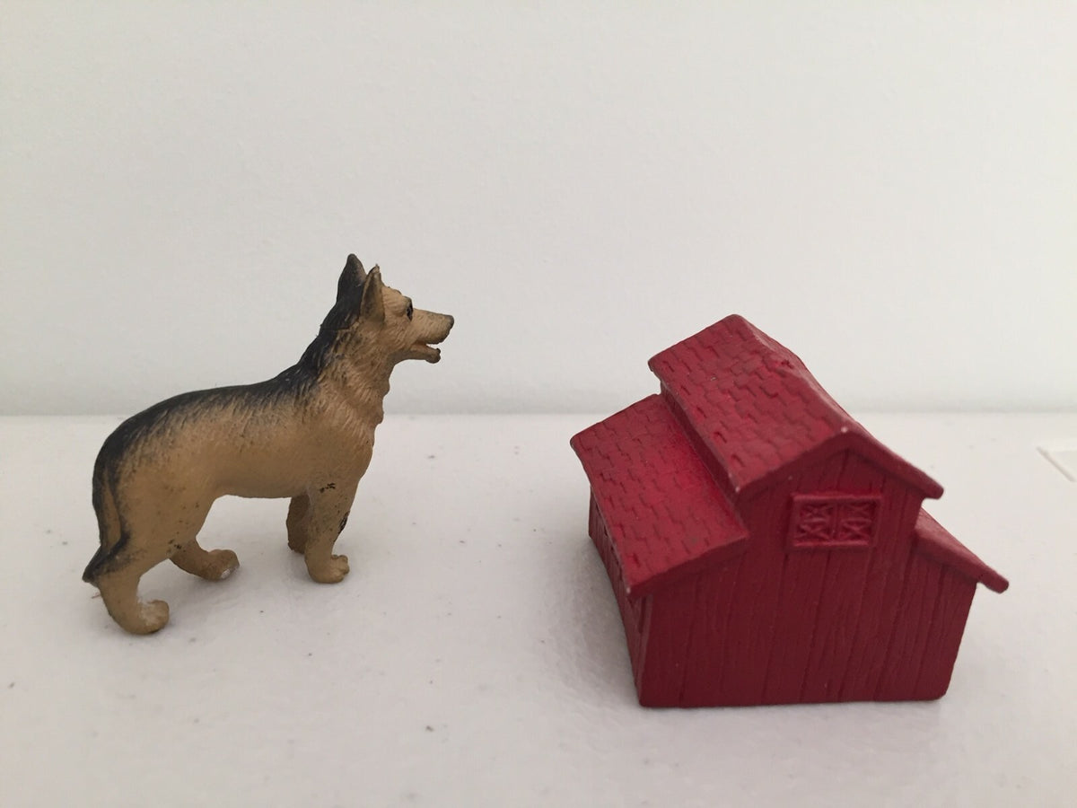 SAFARI LTD Lot of 5 Mythical Griffin, Harp Seal, German Shepard, Dolphin, Barn