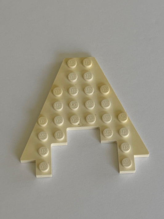 LEGO 1990s White Wedge Plate 8 x 8 6104 For Pirate Flagship / Schooner 6973 6286