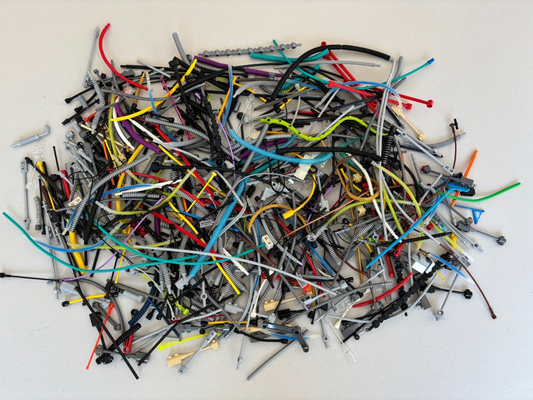 LEGO LOT OF 50 RANDOM PARTS Ribbed Hoses Flexible Tubes Rigid Bionicle & More