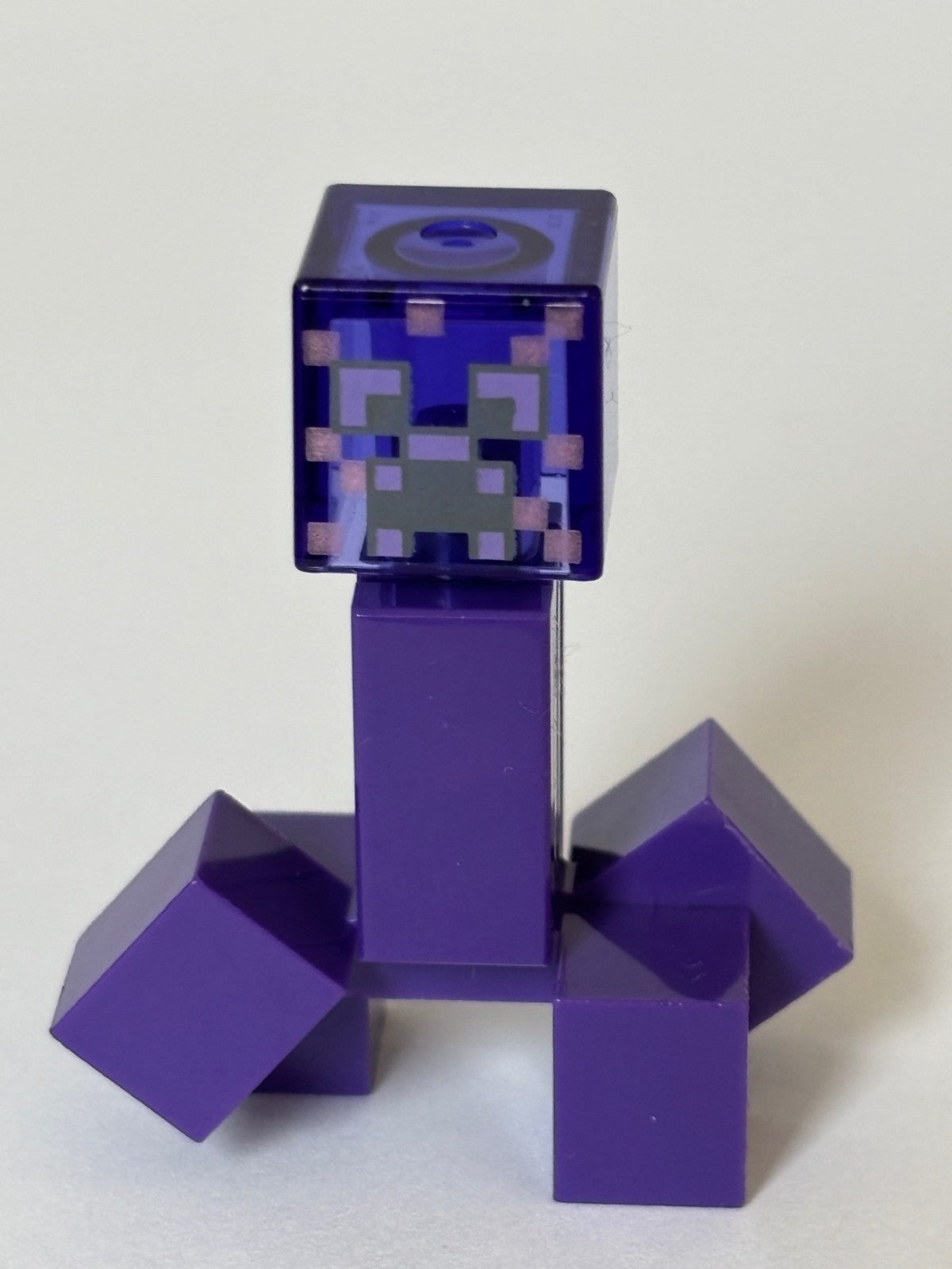 LEGO - Minecraft Creeper, Enchanted Creeper minifigure (min100) from set 21176