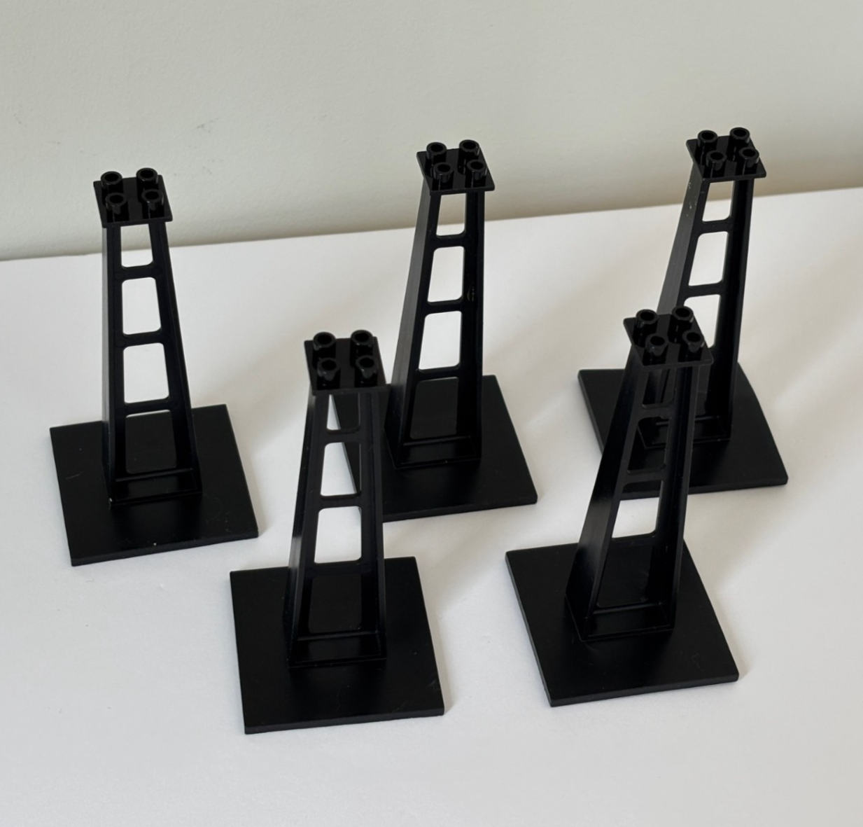 LEGO Airport Space Monorail Train Support 6x6 Stanchion 2681 6399 6990 Lot of 5
