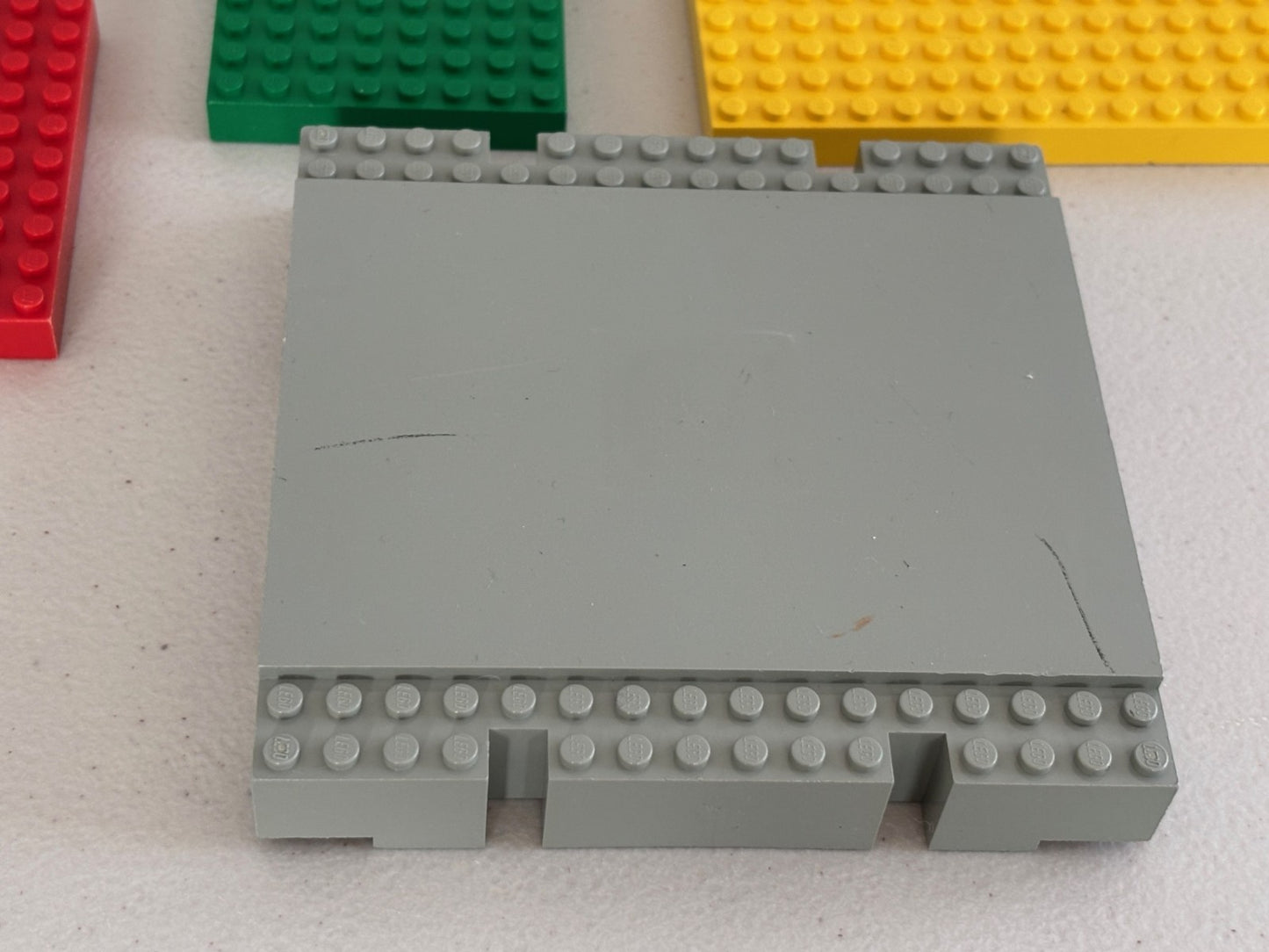 Lego Lot of 15 Brick 8x16 4x12 10x20 etc Thick Blue Red Green Baseplate Platform