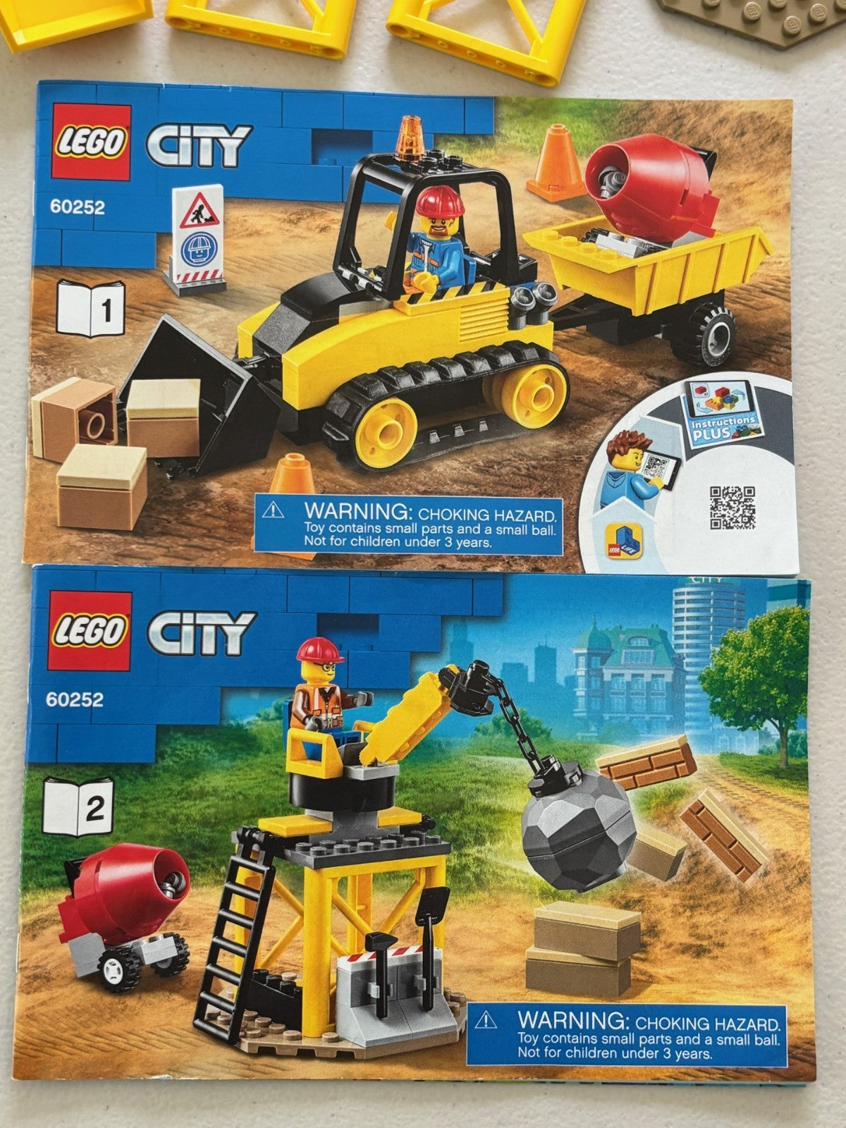 LEGO Construction Bulldozer City Great Vehicles 60252  100% Complete