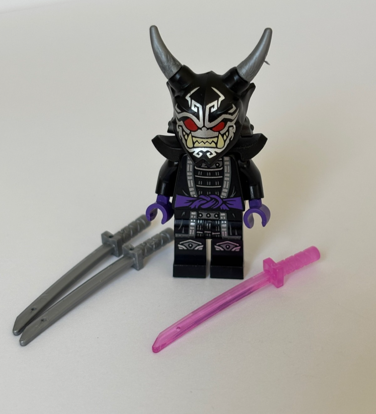 LEGO Ninjago Minifigure NJO0778 Garmadon Oni with Mask and Swords
