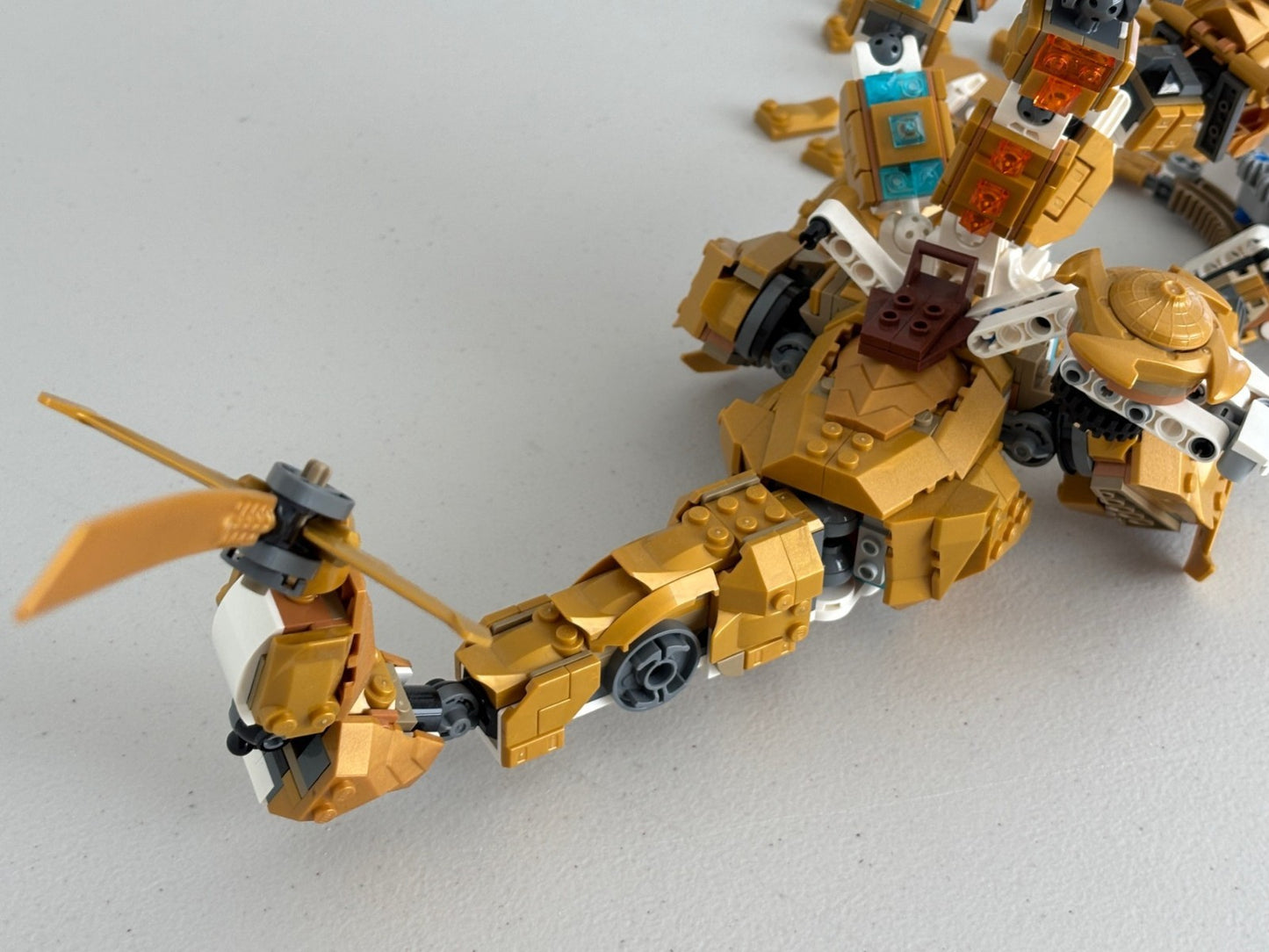 LEGO 71774 Ninjago Lloyd's Golden Ultra Dragon. Incomplete Golden Dragon Only