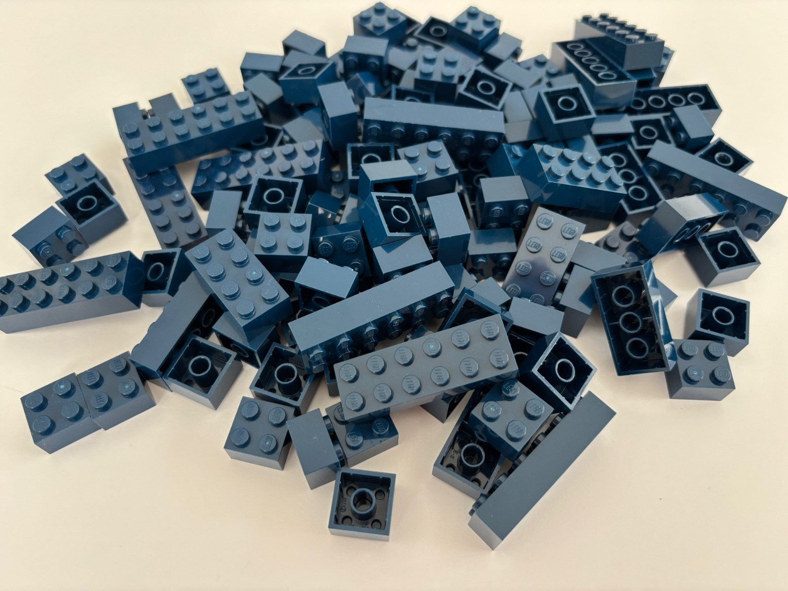 SHIPS FREE!! LEGO LOT OF 25 DARK BLUE NAVY 2x2 2x4 2X6 BRICK PIECES PARTS 3001