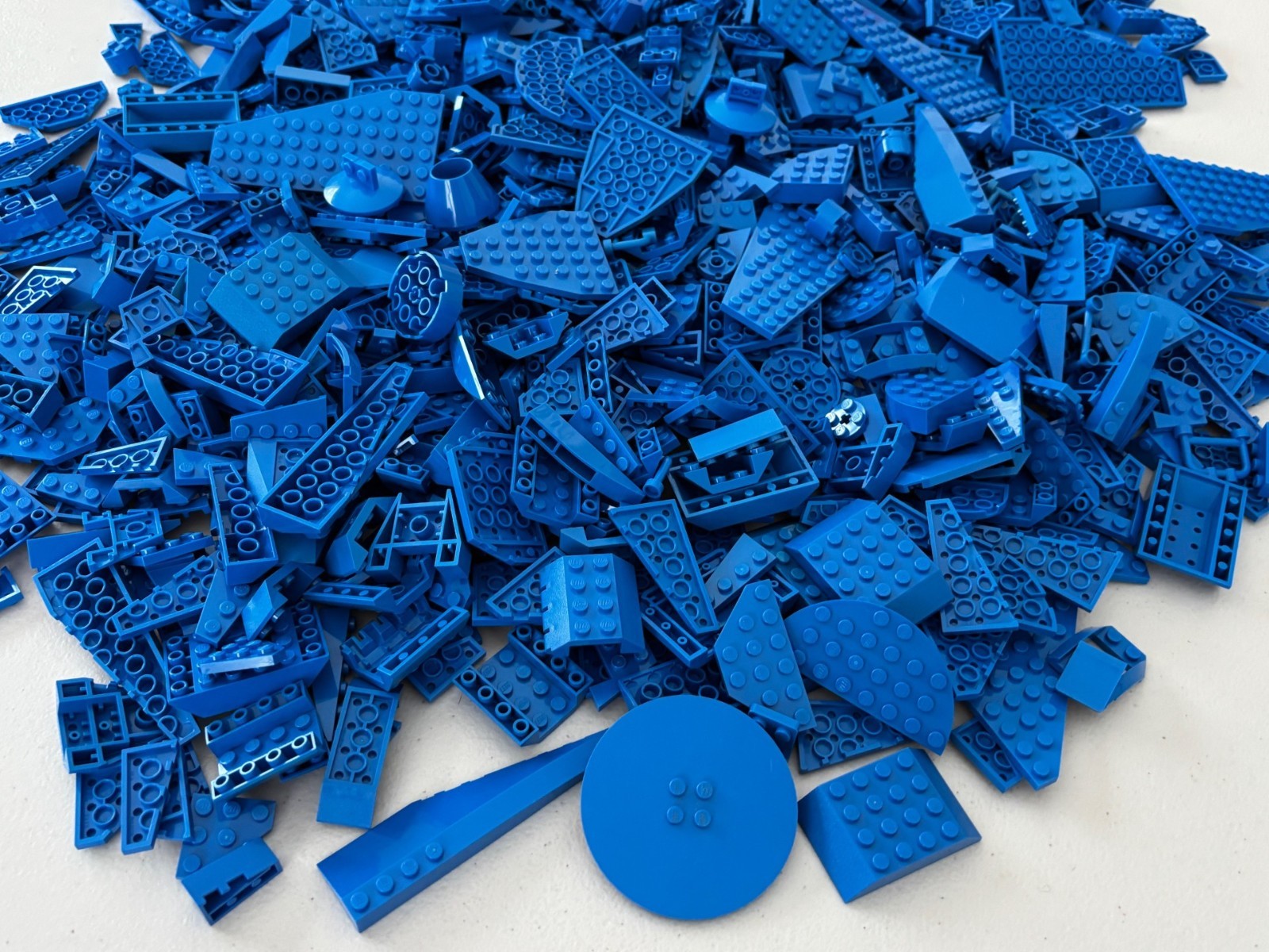 SHIPS FREE!! LEGO BULK LOT 100 BLUE WEDGE WING CORNER PLATES STAR WARS RARE