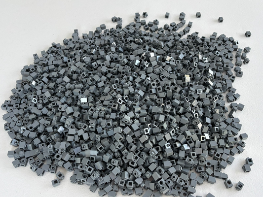 SHIPS FREE! LEGO HUGE LOT 200 DARK BLUISH GRAY 1x1 Brick Mixed type 1x1 Bricks