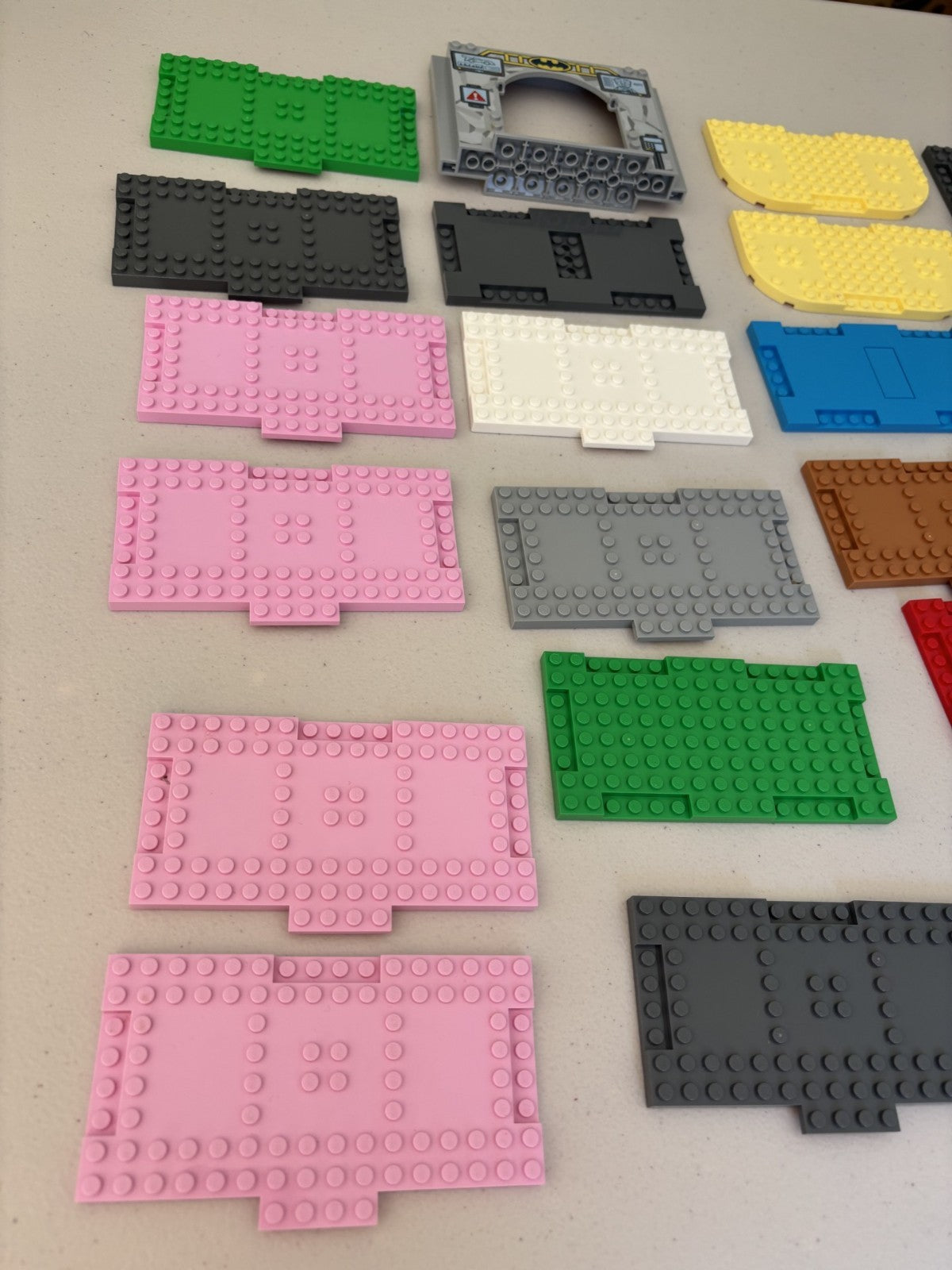 LEGO Lot 30 Interconnecting 18922 15624 71772 8x16 8x8 Plate Extension Recesses