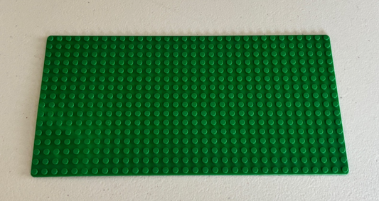LEGO GREEN Thin 16x32 Stud (5x10 Inches) Building Plate Baseplate Base Plate