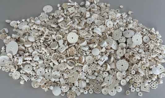 SHIPS FREE!! LEGO LOT of 100 WHITE Round Brick Plate Star Wars etc