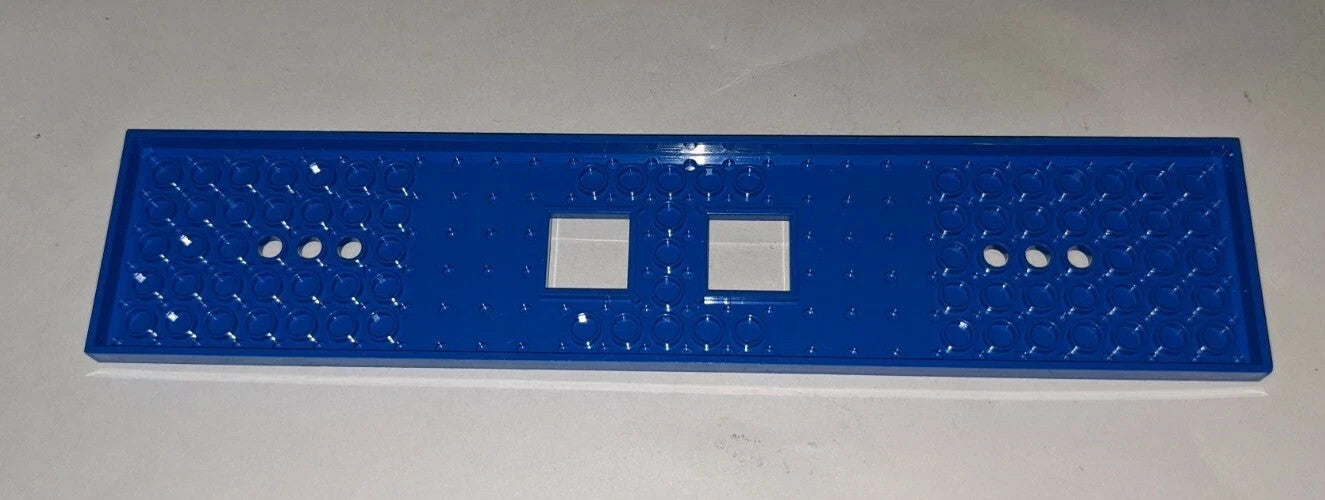 LEGO BLUE Train Base 6 x 28 with 2 Square Cutouts 92339 TRAILER BASEPLATE Part