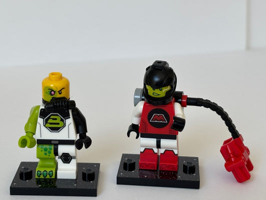 SHIPS FREE LEGO Minifigures LOT of 2 Collectible Series Minifigure Lot 6) M-Tron