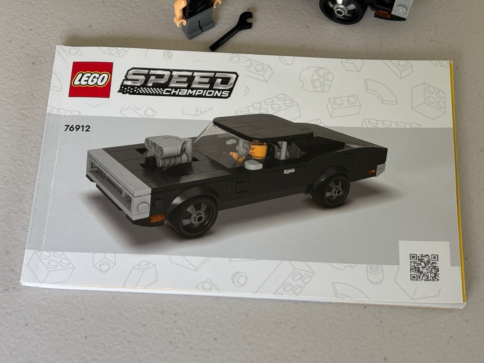 LEGO Speed Champions 76912 Fast & Furious Dodge 1970 R/T Charger Complete Rare