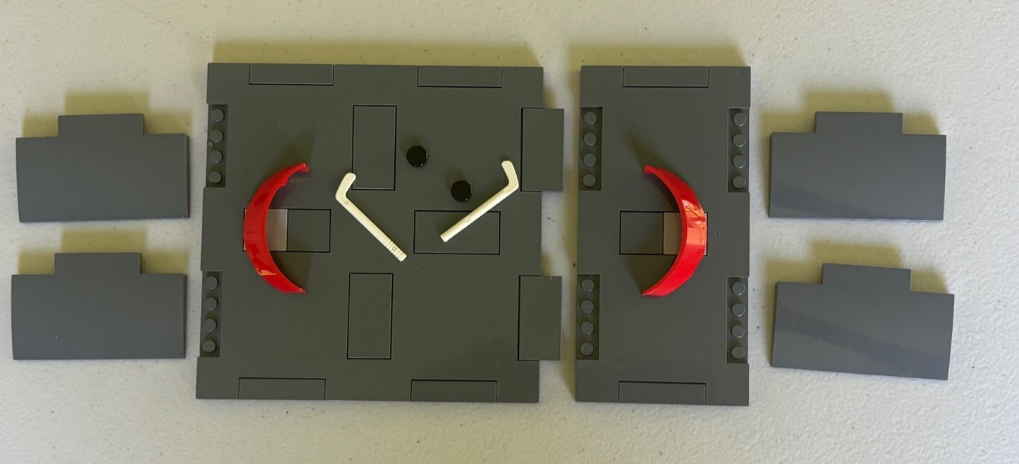LEGO City Road Plates Dark Bluish Gray Ramp from set 60291 Family House Hockey