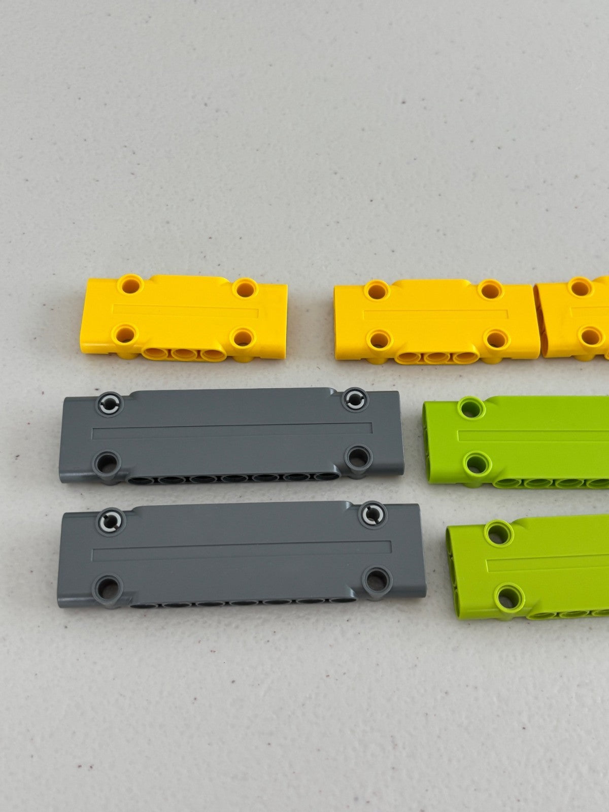 LEGO technic Lot of 10 Panel Plate YELLOW GRAY GREEN