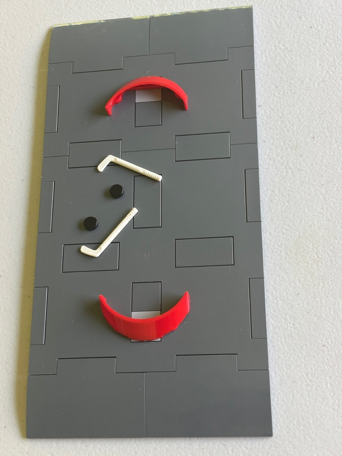 LEGO City Road Plates Dark Bluish Gray Ramp from set 60291 Family House Hockey