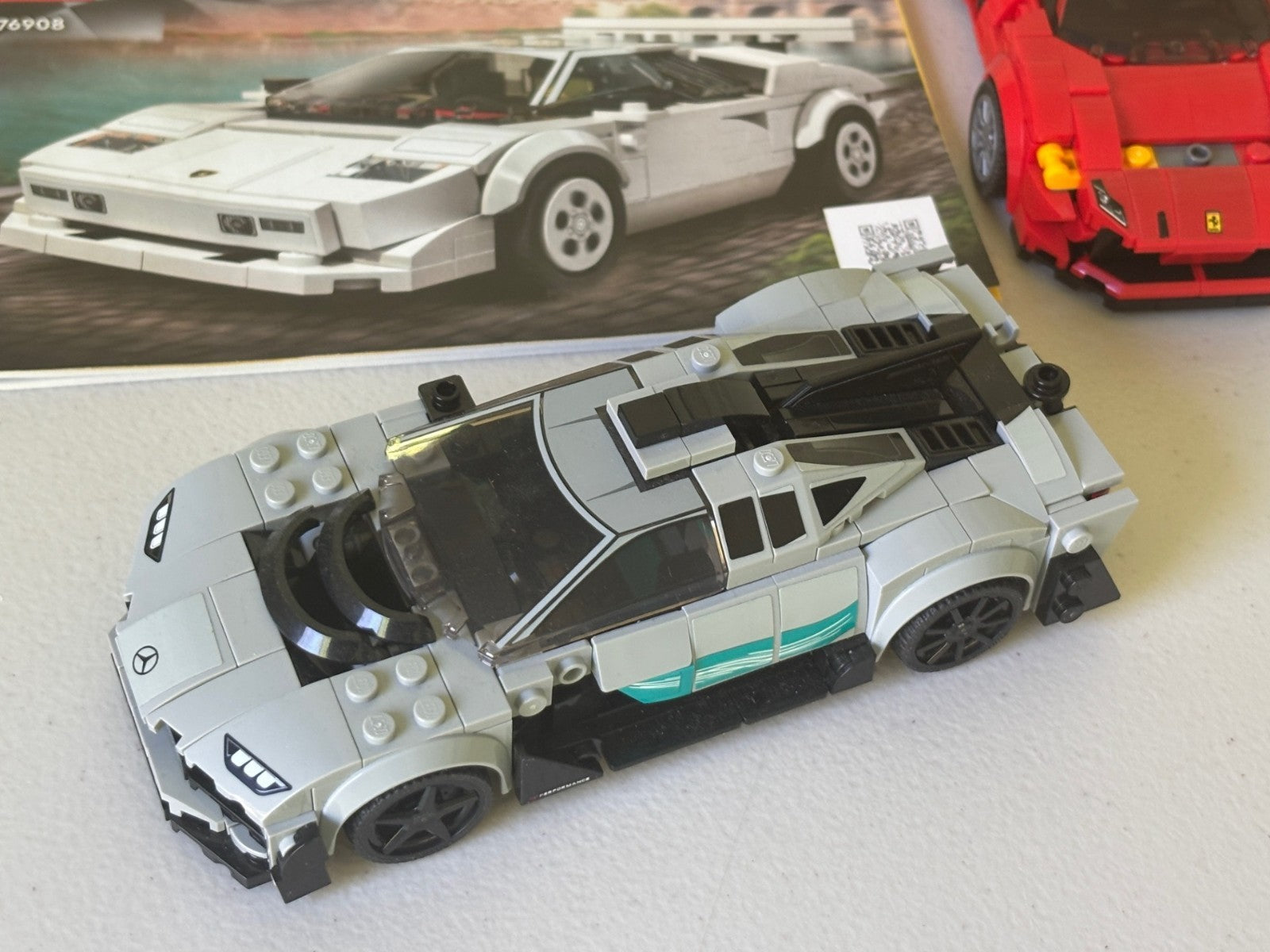 LEGO Lot Cars SPEED CHAMPIONS FERRARI LAMBORGHINI Vehicle comes as shown (Lot E)