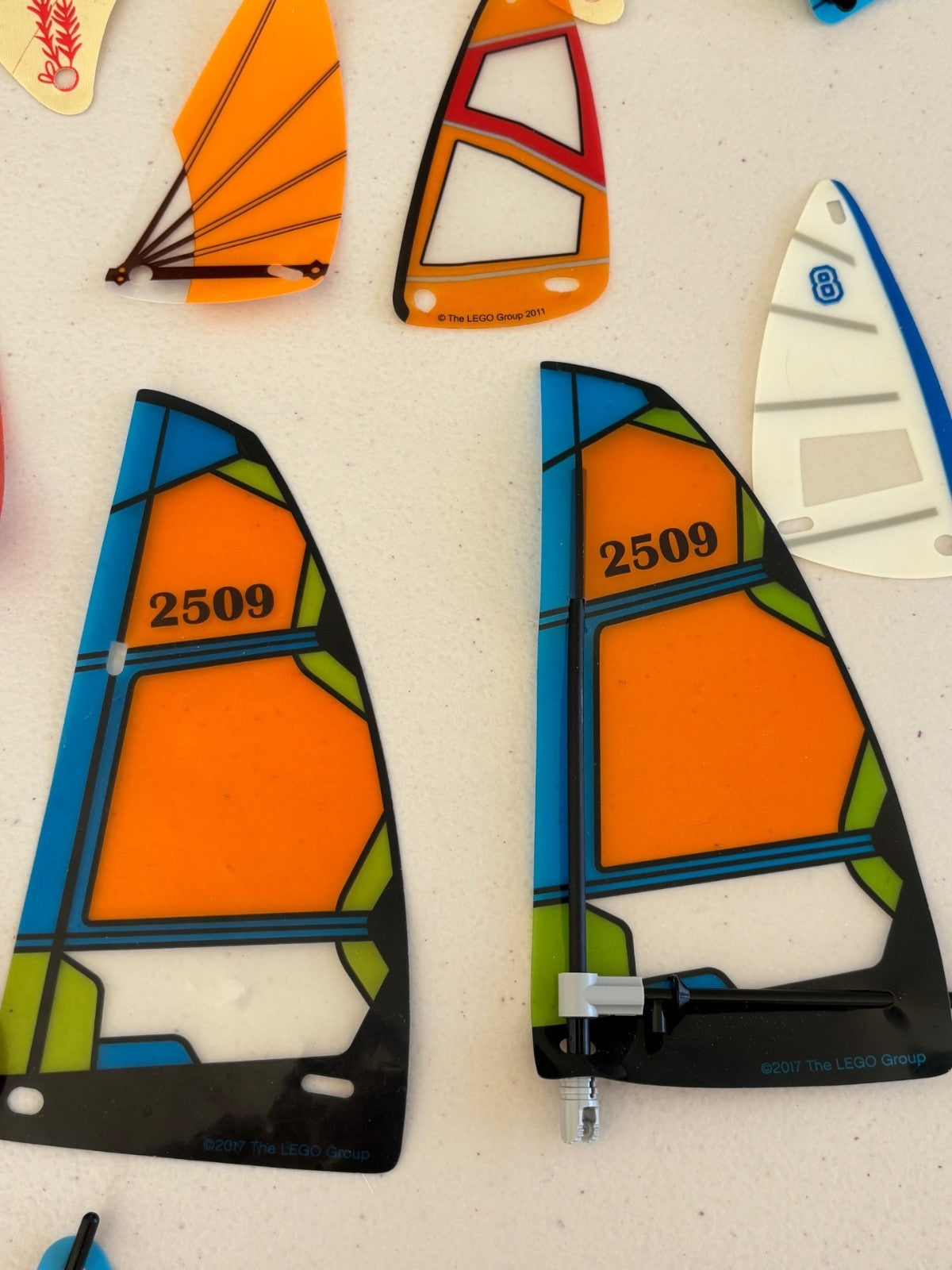 LEGO City Town Sails Catamaran Wind Surfer Boat Some w/ Bar & More Lot of 20