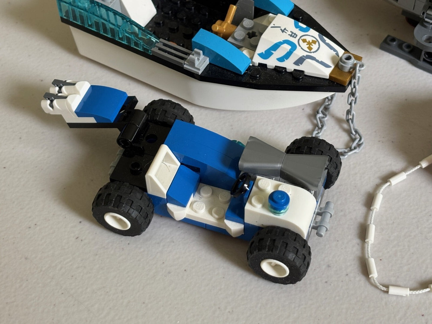 LEGO Lot of 15 Car Monster Dragon Truck Boat Police Parts Lot INCOMPLETE Vehicle