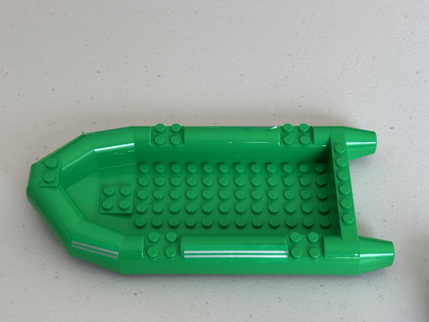 LEGO Lot of 7 Boat Raft Canoe Boat Hull Unitary Yellow Blue Green Gold Gray Tan