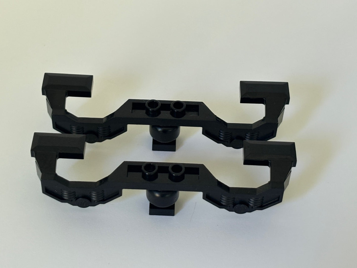 Lego LOT OF 2 Black Train Motor 9V Decorative Side 2871 For City, Town