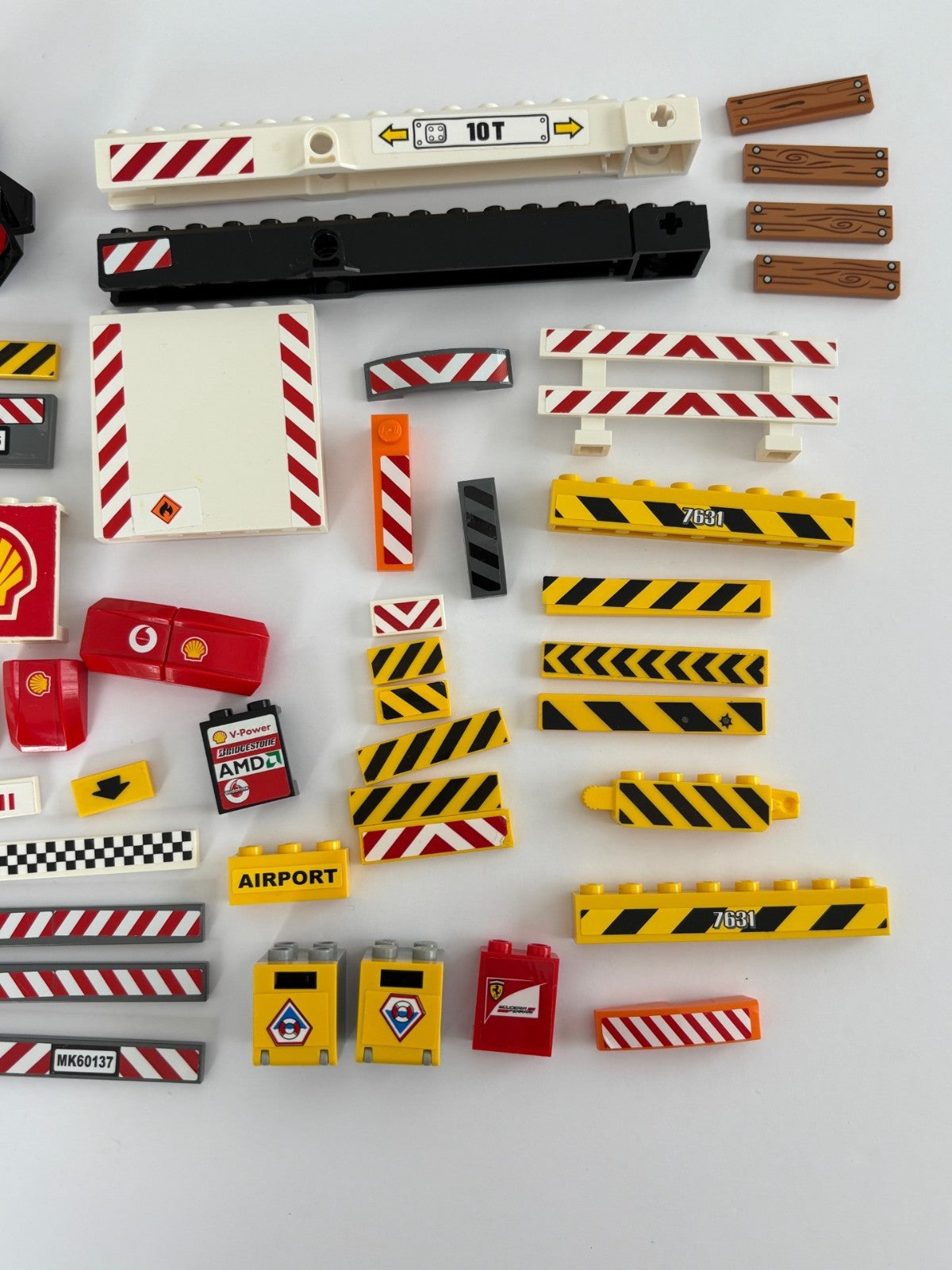 LEGO Lot 70 Train Road Tile Brick Decorate Decal Printed Sticker Construction (B