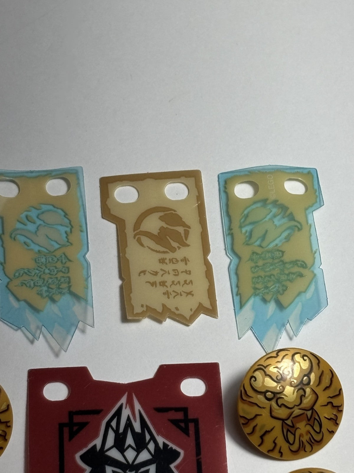 LEGO Ninjago Plastic Flags Tattered Scroll of Forbidden Spinjitzu Banner Shield