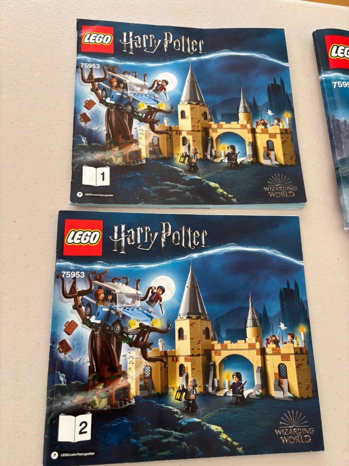 LEGO HARRY POTTER  INSTRUCTION BOOK BOOKLETS MANUALS ONLY 75954 75953 75956 (A)