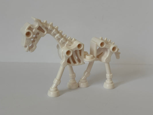 LEGO Skeleton Horse Minifigure White 59228 74463 Non Glow Fantasy Castle