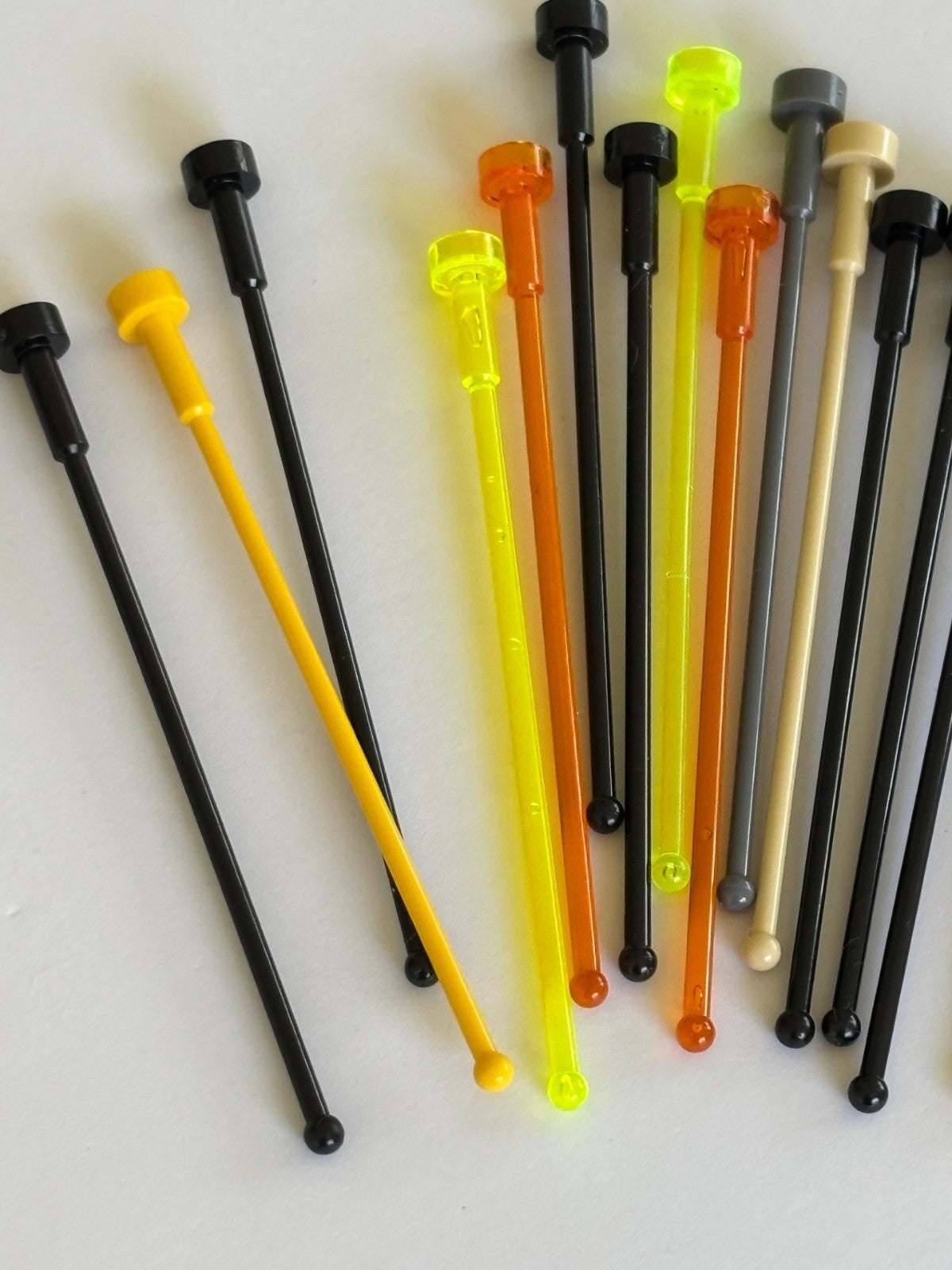 LEGO Lot of 17 Whip Antenna 8H Satellite 60014 76018 7141 10026 7877